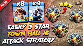 Th16 Attack Strategy With (ROOT RIDER + ELECTRO TITAN) | TH16 Root Rider & Electro Titan Attack COC