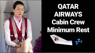 Qatar Airways Cabin Crew Minimum Rest - How bad was that for me!?