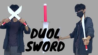 Easy Duol Sword Make - How to make a paper Duol Sword