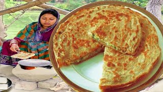 Village Style Eggs paratha Recipe #eggparatha @animavillagecooking