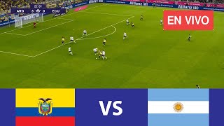 🔴Argentina vs Ecuador Live | Copa America 2024 | Argentina Live Match Today [PES 21]