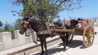 Artista di strada ad Erice...