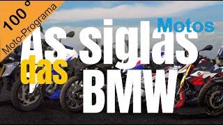 Sabes o que dizem as SIGLAS das BMW Motos?