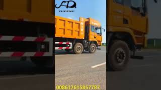 Shacman F3000 6x4 dump tipper truck driving now!