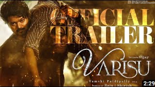 Varisu Official trailer live count | Thalapathy Vijay| Rashmika| Thaman S | Vamsi | Hey Ranjithamey