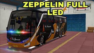 MOD BUSSID TERBARU ZEPPELIN G2 FULL LED FREE DOWNLOAD