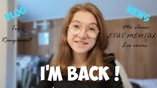 VLOG : Je suis de retour !