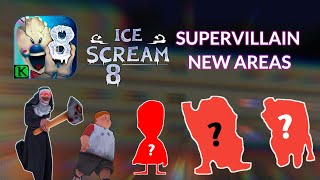 ICE SCREAM 8 New SUPERVILLAIN| New AREAS| ICE SCREAM 8 Huge Secret 🤫 #icescream8