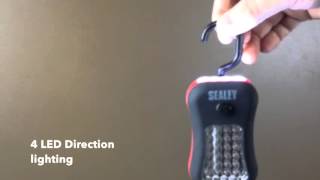 Sealey Magnetic Work Light 24+4 LED Model No: LED012DB