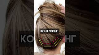 Красивый контуринг. Схема #парикмахер #hair