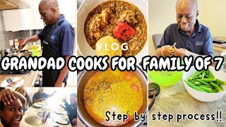 MY ARICAN DAD VISITED ME IN THE UK AND COOKED CAMEROONIAN FOOD FOR MY FAMILY OF 7