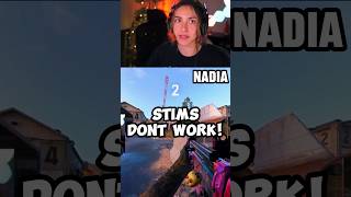 Nadia Angry that Stims Dont Work in Call of Duty MW3!! 😭 #callofduty #trending #shorts