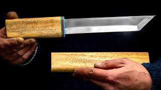 Creating a miniature, but very dangerous katana! Relaxing video