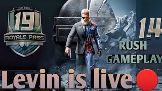 (Marathi)Season 19 RUSH Gameplay 🔴 ll Levin Is Live ll Levin Gaming Live Streaming 🔥#pubgmobile