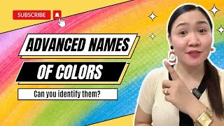 Advanced Names of Colors in English 🌈 | Aubrey Bermudez