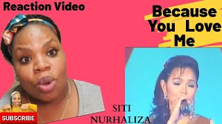 Siti Nurhaliza- Because You Love Me (Reaction Video) #sitinurhaliza