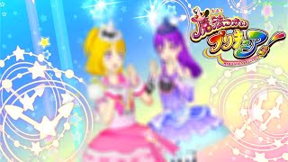 Making Cure Miracle and Cure Magical from Mahoutsukai Precure in Pripara All Idol Perfect Stage