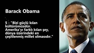 Barack Obama iz bırakan 10 sözü