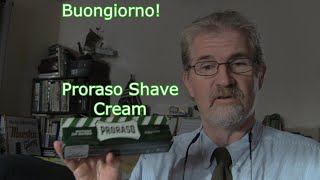 PRORASO Shaving Cream: Review and HOW TO Demonstration.