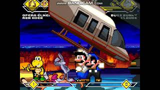 Mugen #1012 Opera Elmer Ren Firey Daisy vs Bugs Claude SMG3 Koopa