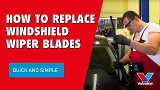 How to Change Wiper Blades | Step by Step Car Maintenance Guide | VALVOLINE