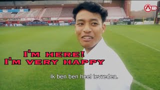 Video Keterujaan Luqman Hakim Berjalan Atas Padang  Stadium KV Kortrijk,