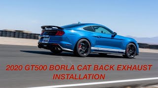 2020 GT500 Borla ATAK  Exhaust Install - Exhaust Notes @ End