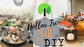 DOLLAR TREE FALL HOME DECOR DIYS | BUDGET FRIENDLY DIYS