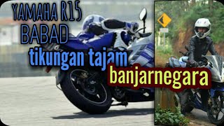 yamaha yzf R15 babad habis tikungan tajam