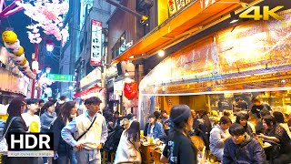 4K HDR/Binaural | Shinjuku Omoide Yokocho March 2024