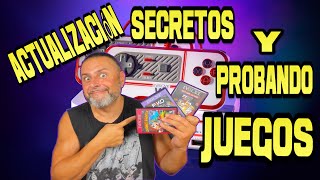 Actualización, Secretos, y Probando JUEGOS