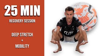 Pro Footballer's Full Lower Body Yoga Routine | 25 Minute Deep Stretch and Mobility