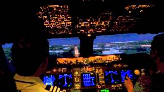 Boeing 747 Flight Simulator Landing