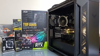 AMD Ryzen 7 3700X & ASUS RTX 2080 Super PC Build and Game Tests