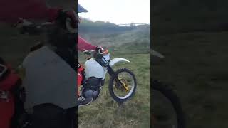 oh dear #suzuki #crash #suzukidr #dr350