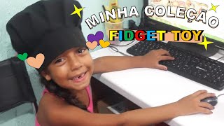 COMO ESTA MINHA COLEÇÃO FIDGET TOY | vem que quero te mostrar