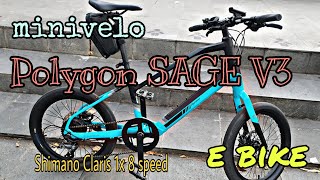 Minivelo Polygon SAGE V3... kecil kencang