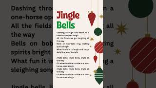 Jingle Bells (lyrics) Instrumental Christmas song