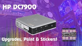 HP DC7900 - CPU & Ram upgrade, Custom paint job & our new sticker!