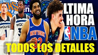 TRASPASO FINALIZADO!!🚨💣 KAT a Knicks✅ Randle y Divincenzo🔥 Hornets ¿GANA EL TRADE?😅 ULTIMA HORA NBA