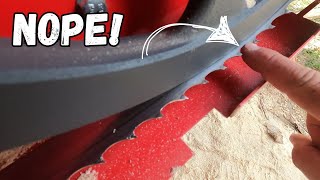 Don't Let Your Sawmill Blade Pop Off!!! - Tracking, Guide Adjustment, and more...