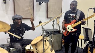 Legendary Paa kow is just Genius🔥A Rehearsal session||Emma on bass||Fun time||So much Groove🥁🎸