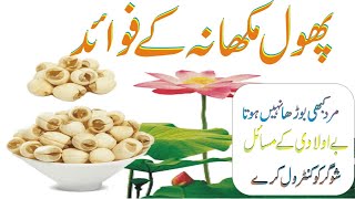 Phool Makhana ke Fayde || Phool makhana ke Fawaid || Lotus Seeds Benefits in urdu and Hindi ||