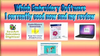 Embroidery software comparison, PE Design +2, Stitch Artist, Sew Art, Hatch, & Embrilliance review