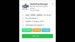 Marketing Manager August Jobs are Available 2024