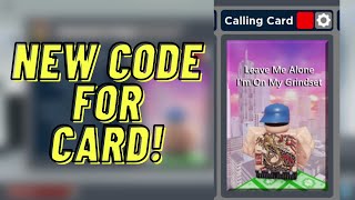 ANOTHER NEW CODE IN ARSENAL! (GRINDSET CARD) | Roblox Arsenal