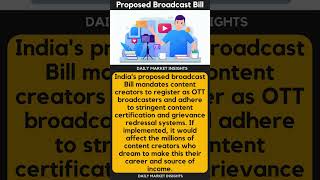 Proposed Broadcast Bill