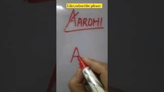 Aarohi namelogo #logo #art #shoŕts #youtubeshorts #shortsviral #name #viralshort #shortfeed