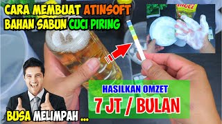 IDE USAHA CARA MEMBUAT ATINSOF SABUN CUCI PIRING CAIR || SB Pemula