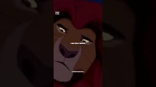 Lion King - I Am Only Brave When I Have To #motivation #motivationalvideo #shorts